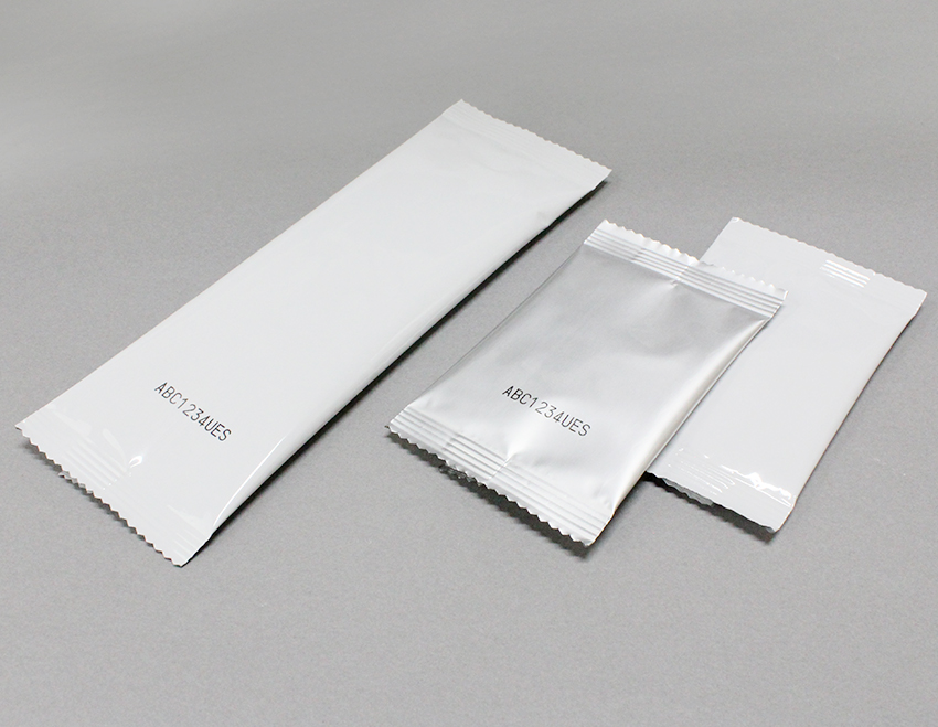 Horizontal pillow packaging